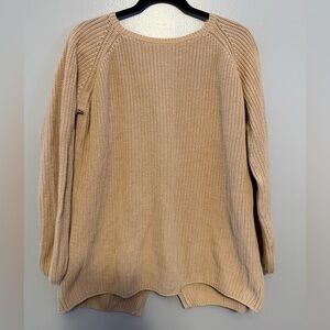 525 America Women's Beige Crew Neck Sweater